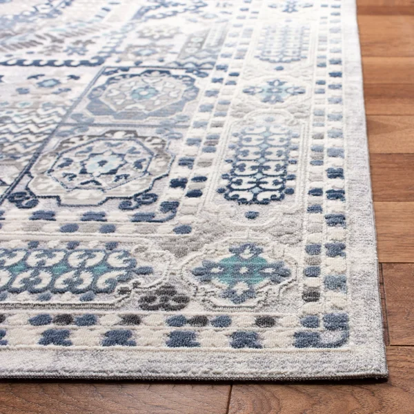 Safavieh Aria Vintage - Grey/Cream Rug - 6&7x22 x 6&7x22 Square, Gray