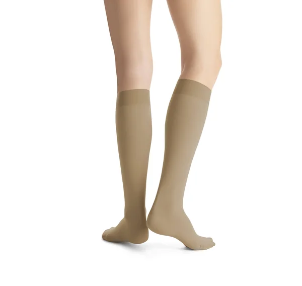 Jobst Opaque Medical Leg Wear - Knee High, Small, Silky Beige