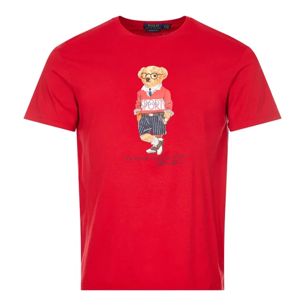 Polo Ralph Lauren Men's Polo Sport Bear T-Shirt - Red - XXL