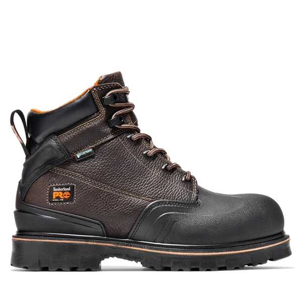 Timberland Pro Men's 6 in. Rigmaster XT Steel Toe Waterproof Work Boot, Brown