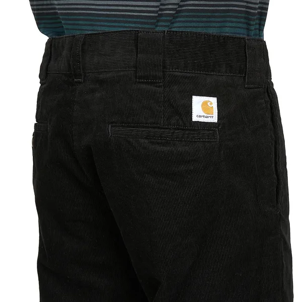 Carhartt WIP Master Pant Ford Corduroy, 15 Wales, 8 oz - Black Rinsed - 30/32 - Men