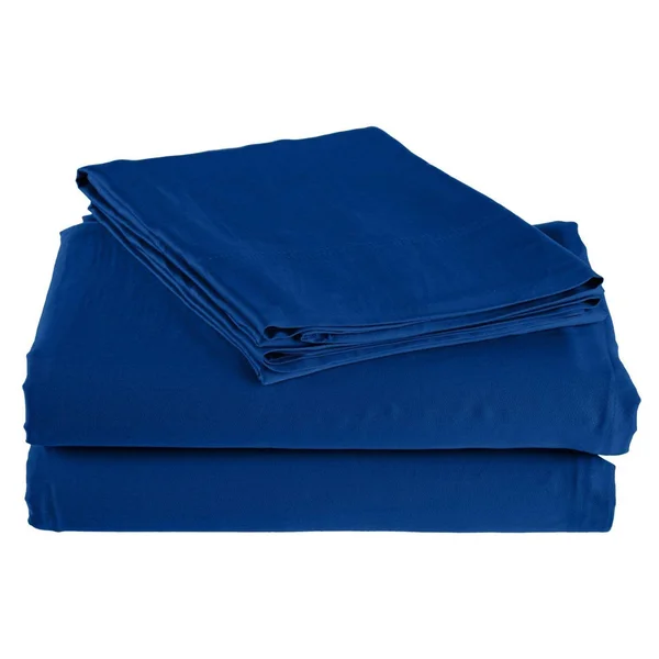 Superior Rayon from Bamboo 300 Thread Count Solid Sheet Set King-Smoke Blue