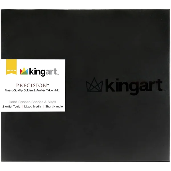 Kingart Precision Brush Set 12/Pkg