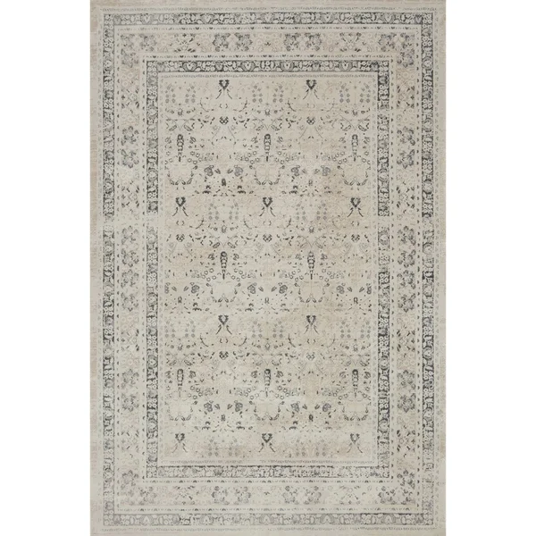 Magnolia Home Everly VY-05 Ivory - Sand Area Rug - 2&-7x22 x 4&