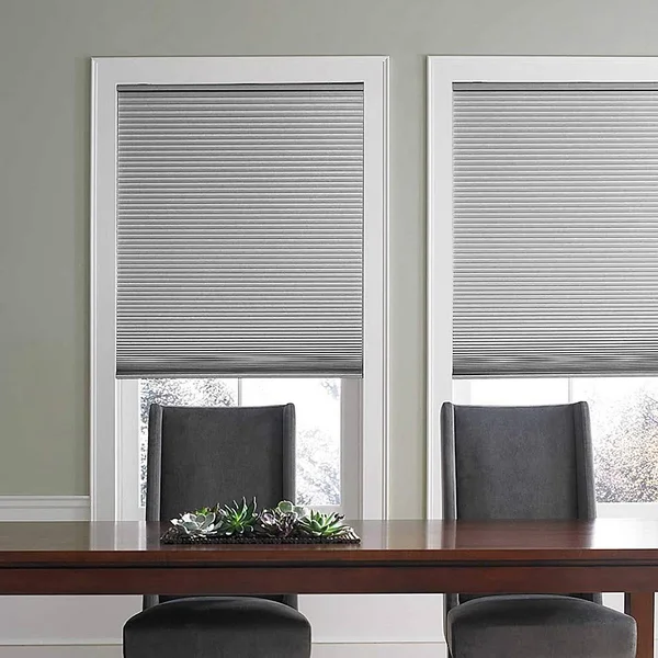 Real Simple Cordless Blackout Cellular 55.5x22 x 72x22 Shade in Grey