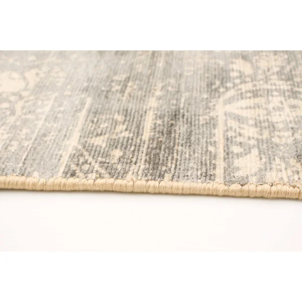 Hand Loomed Galleria Dark Grey Viscose Rug 5&0x22 x 7&4x22