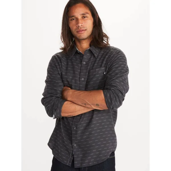 Marmot Fairfax Midweight Flannel Long-Sleeve Shirt - Men's Dark Charcoal - XL