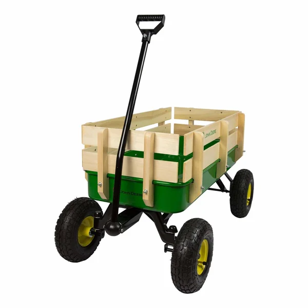 John Deere Green Stake Wagon