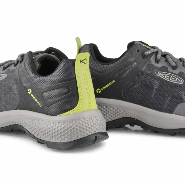 Keen Men's Explore Vent Shoe - 12 - Magnet - Chartreuse