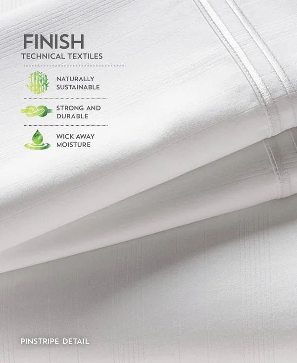 PureCare Premium Bamboo Pillowcase Set King - White