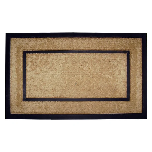 Coir/ Rubber Frame Doormat - 22 in. x 36 in.