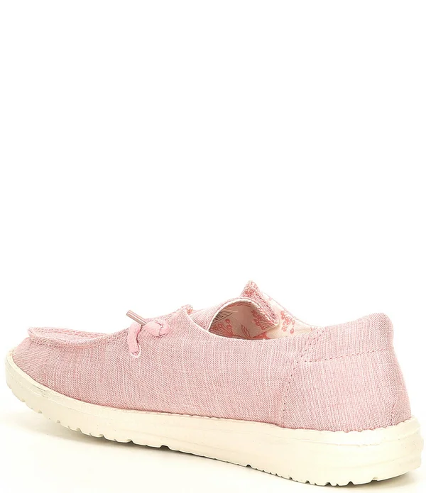 Hey Dude Wendy Linen Shoe Women's - Pink, 9