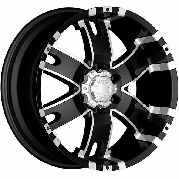 Ultra 2027984B Baron Wheel - 17 x 9 in. Gloss Black