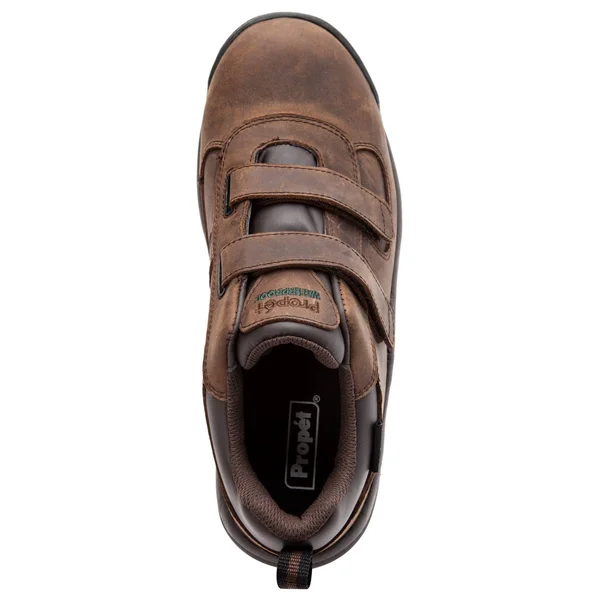 Propet Cliff Walker Low Strap (Brown Crazy Horse) Men's Shoes