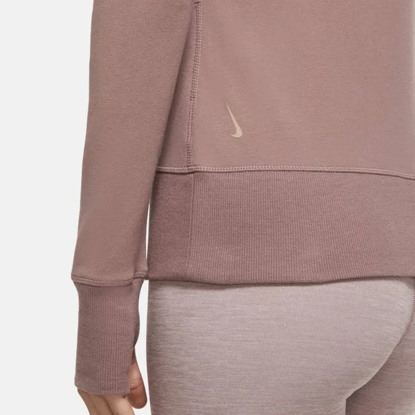 Nike Yoga Women's Full-Zip Hoodie in Purple - Size: Medium, CU5321-298