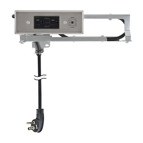Docking Drawer 1514-130 Blade In-Drawer Outlet (2) 15 Amp AC Outlets - Stainless Steel