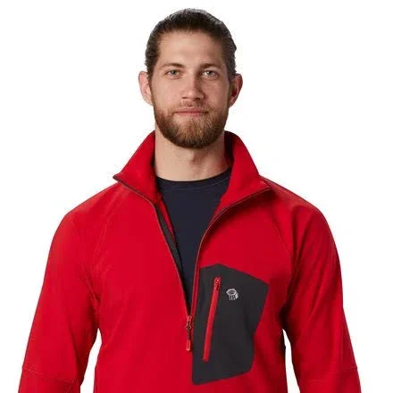 Mountain Hardwear Men's Keele Pullover - XXL - Red