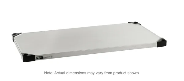 Metro 14x22 x 30x22 Stainless Steel Solid Shelf - Super Erecta 1430FS