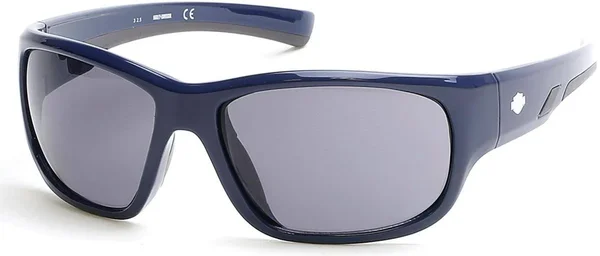 Harley-Davidson HD 0902X Sunglasses 01A Shiny Black, Smoke