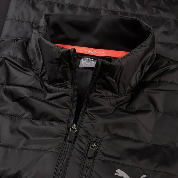 Puma Golf Mens Quilted Primaloft Vest - Black