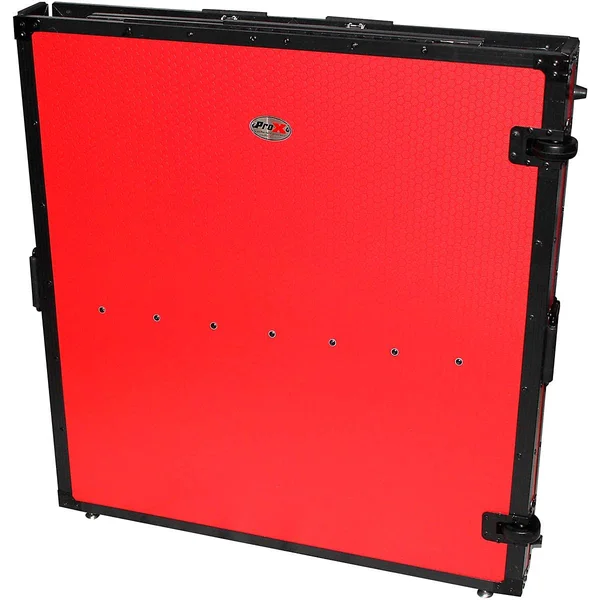 Prox Transformer Series Fold Away DJ Table - Red/Black (XS-DJSTNRB)