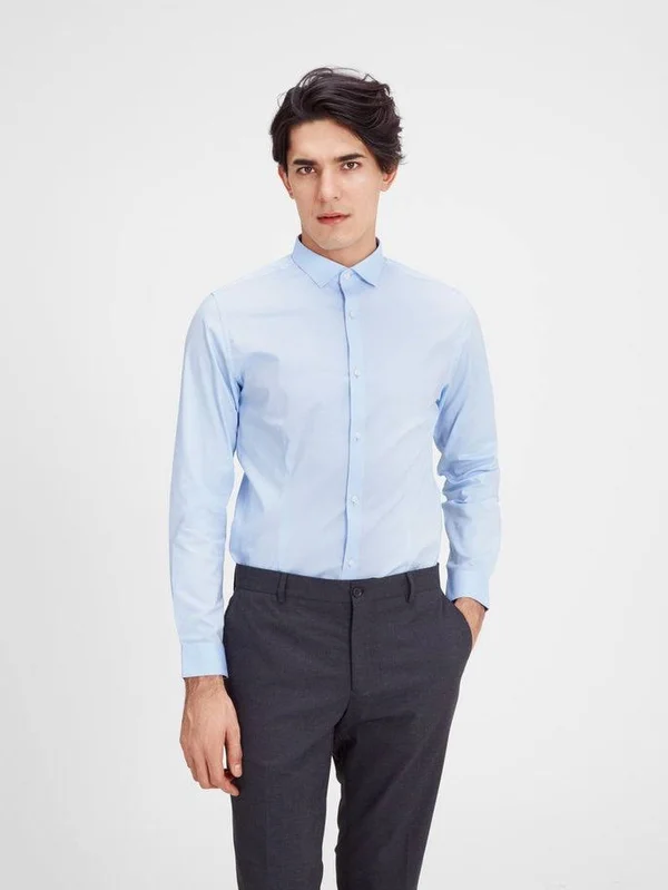Jack & Jones Slim Fit Shirt, Blue (M)