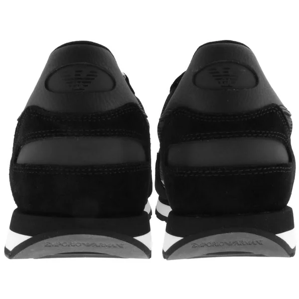 Armani Emporio Logo Trainers - Black - Low-top Sneakers