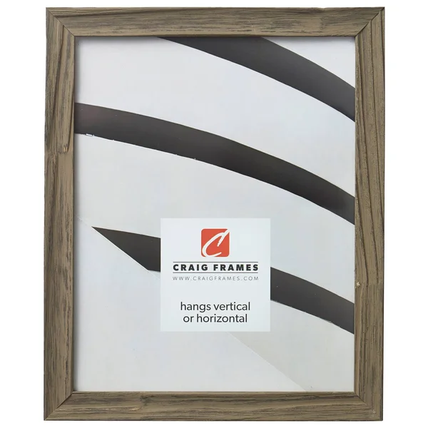 Craig Frames Hausbarn, Wolf Grey Barnwood Picture Frame, 22 x 28 inch, Gray