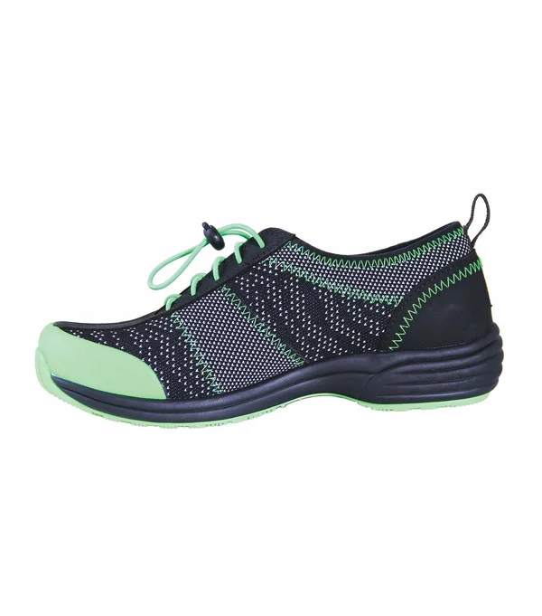 Urbane Essentials Women's Excel Mesh Athletic Shoe, Size: 38, Green