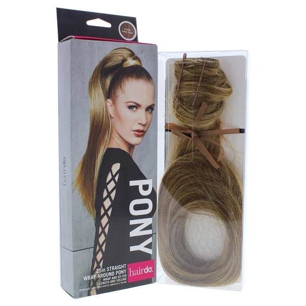 Hairdo Straight Wrap Around Pony: R14 25 Honey Ginger - 25 inch
