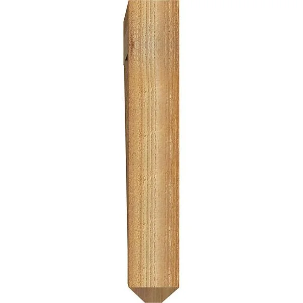 Ekena Millwork BKT04X24X24IMP04RWR 4x22W x 24x22D x 24x22H Imperial Craftsman Rough Sawn BRACKET - Western Red Cedar