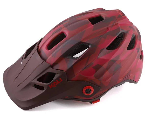 Kali Protectives Maya 3.0 Helmet - Camo Matte Red/Burgundy Large/X-Large