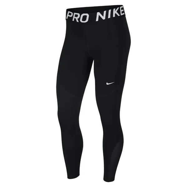 Nike Pro 7/8 Tights - Women's M Black, White