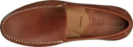 Johnston & Murphy Men's Cresswell Whipstitch Venetian Loafers - Cognac