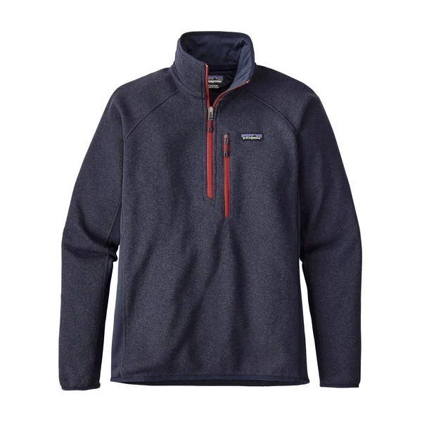 Patagonia Men's Performance Better Sweater Fleece 1/4 Zip Feather Grey XS