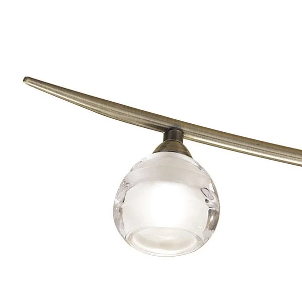 Mantra Loop Telescopic 8 Light G9 Eco Line - Antique Brass Kitchen Island Light M1820