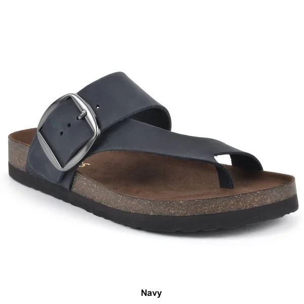 White Mountain Women's Harley Thong Sandal - Whiskey Leather