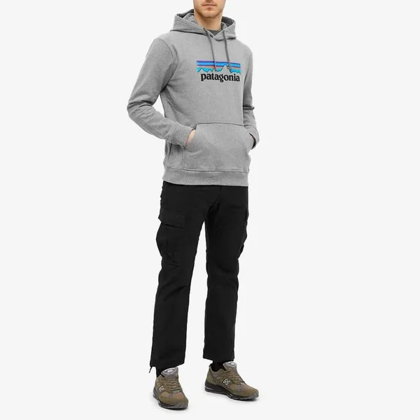 Patagonia Men's P-6 Logo Uprisal Hoody, Gravel Heather, Xs