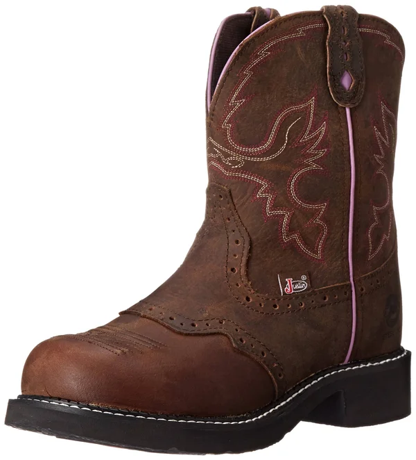Justin Women's Gypsy Wanette Steel Toe Work Boots - Bark