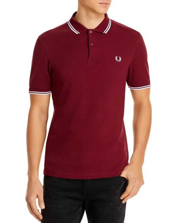 Fred Perry Twin Tipped Polo Shirt Port