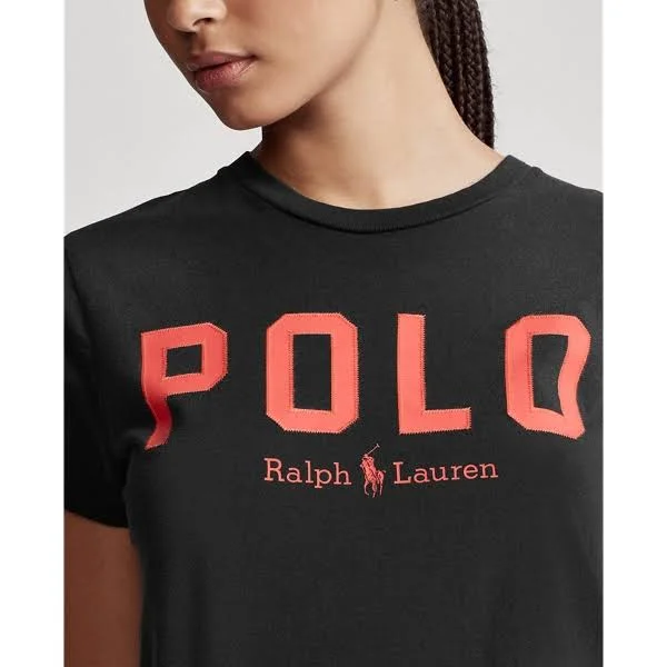 Ralph Lauren Women's Polo Cotton Tee - Size Xs in Polo Black