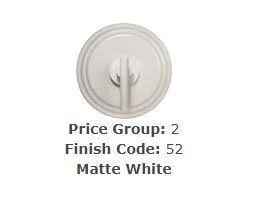 Brasstech 112/52 Garbage Disposer Flange Matte White