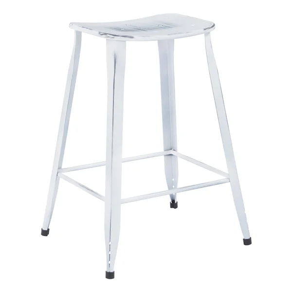 Durham 26x22 Counter Stool 4/Ctn in Antique White