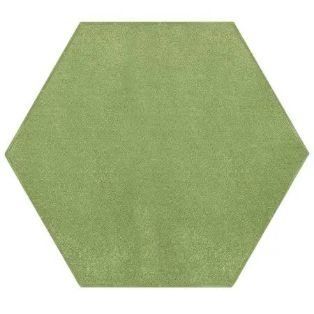 Saturn Collection Kids Favourite Area Rugs Lime Green - 8' Hexagon