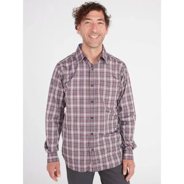 ExOfficio Men's BugsAway Covas LS Shirt - Medium - Dark Steel
