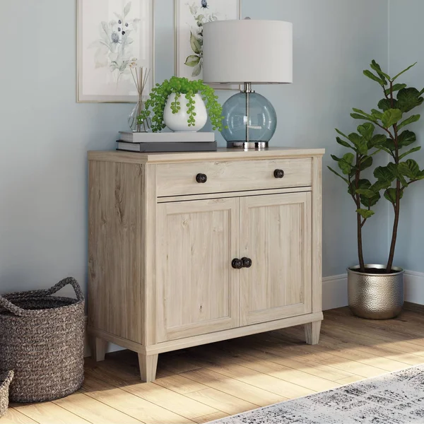 Sauder Hammond Library Base - Chalk Oak