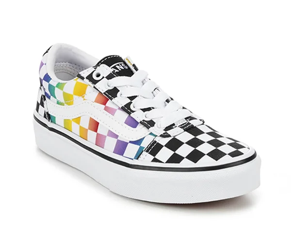 Girl's Vans, Ward Sneaker - Little Kid & Big Kid, 13.5 M, Synthetic & Fabric, Peltz Shoes