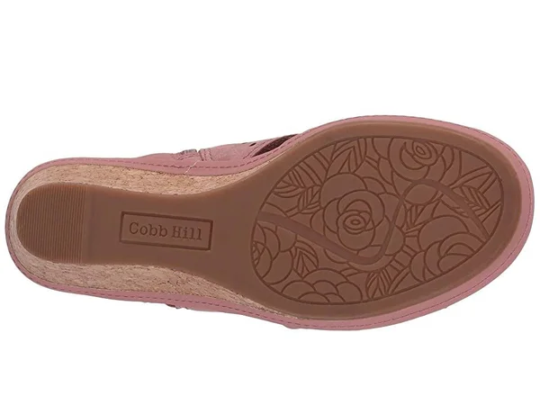 Women's Rockport COB Hill Janna Wedge Sandal, Size 6.5 W - Pink