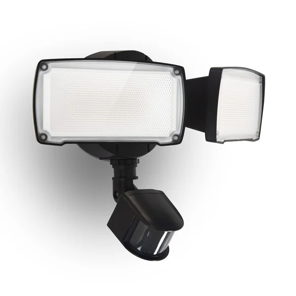 Ume 17W LED Security Light Motion Sensor Outdoor, 2 Adjustable Head, 2000lm, 5000K, IP65 Waterproof, Dusk to Dawn Flood Light wi