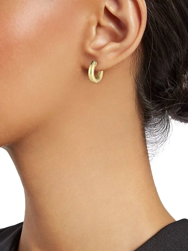 Roberto Coin 18K Yellow Gold Hoop Earrings